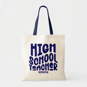 Tote Bag Enseignant du lycée Dark Blue