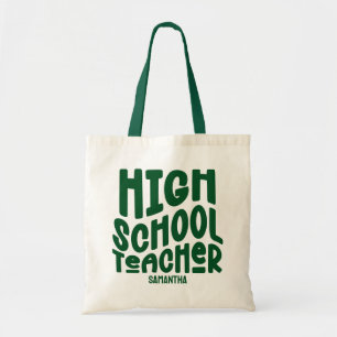Tote Bag Enseignant du lycée Dark Green