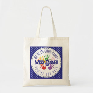 Tote Bag enseignant nous sommes de bonnes mains avec vous