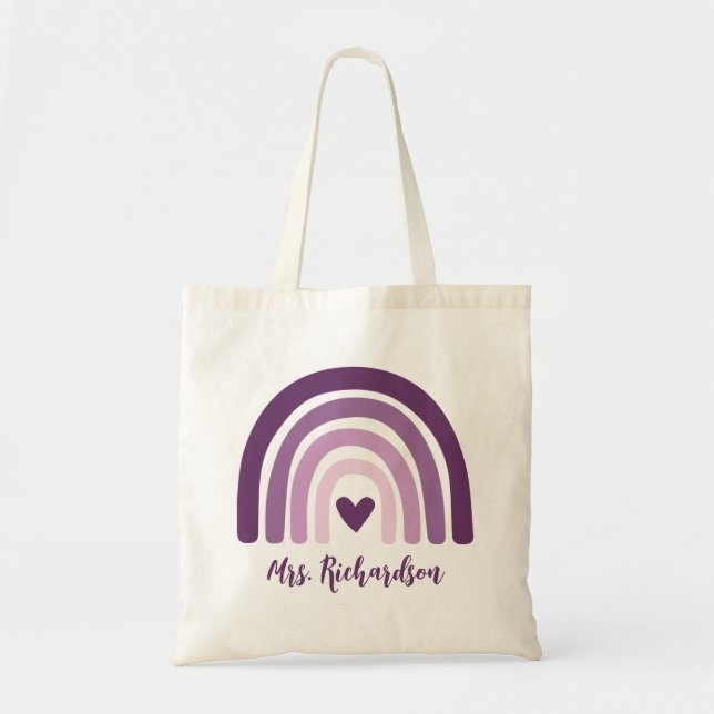 Tote Bag Enseignant Personnalisé (Devant)