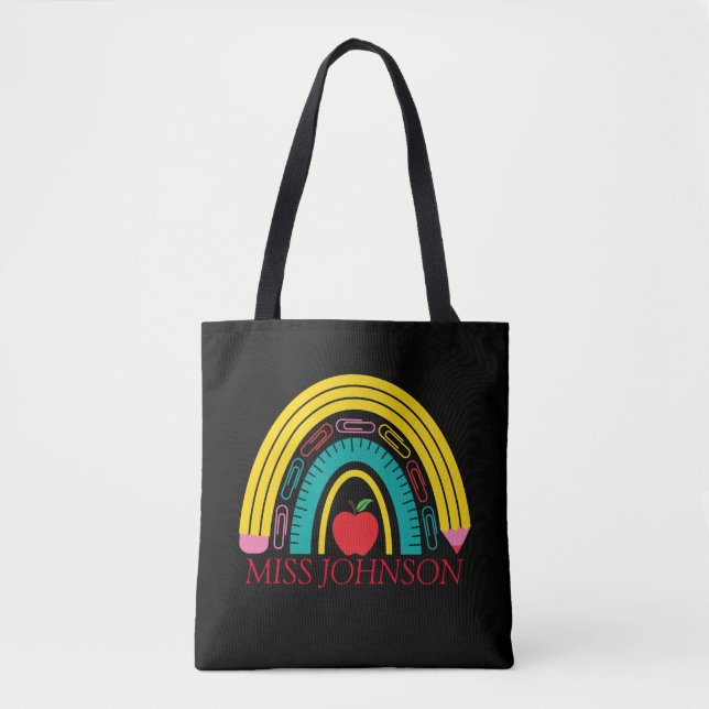 TOTE BAG ENSEIGNANT PERSONNALISÉ DE PLANCHE (Devant)