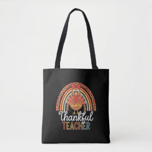 Tote Bag Enseignant Reconnaissant École de Thanksgiving Bén
