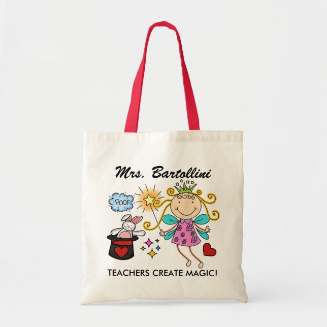 Tote Bag Enseignants Créer une magie - SRF (Devant)