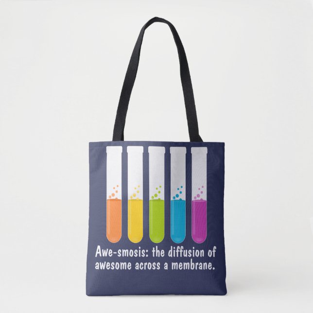 Tote Bag Enseignants en biologie et chimie : La science est (Devant)
