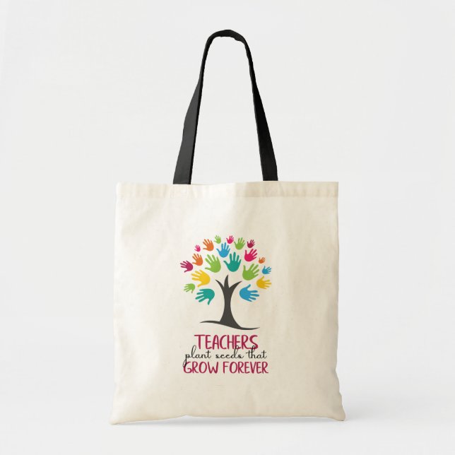 Tote Bag Enseignants Graines Plantes qui augmentent pour to (Devant)