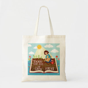 Tote Bag Enseignants Graines Plantes Qui Croissent Pour Tou
