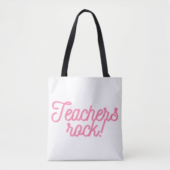Tote Bag Enseignants Rock ! (Devant)