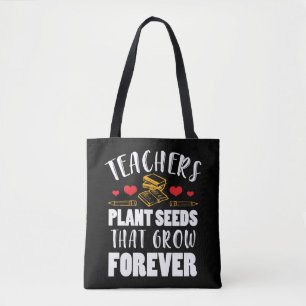 Tote Bag Enseignants Scolaires Graines Plantes Qui Croissen