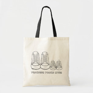 Tote Bag Enseignants Touch Lives Enseignant Basket Fourre-t