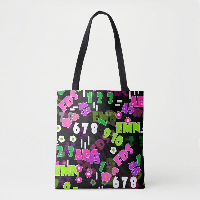 Tote Bag Enseignement de la texture mathématique physique é (Devant)