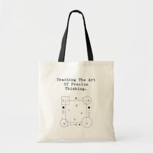 Tote Bag Enseignement de l'art de la pensée précise Logiq