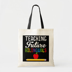 Tote Bag Enseignement futur Bilingue Espagnol Professeur