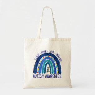 Tote Bag Enseigner L'Amour De L'Espoir Inspirer Professeur 