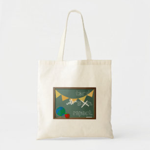 Tote Bag Enseignez. Café. Répétition. Fourre-tout