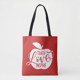 Tote Bag Enseignez l'amour inspirent
