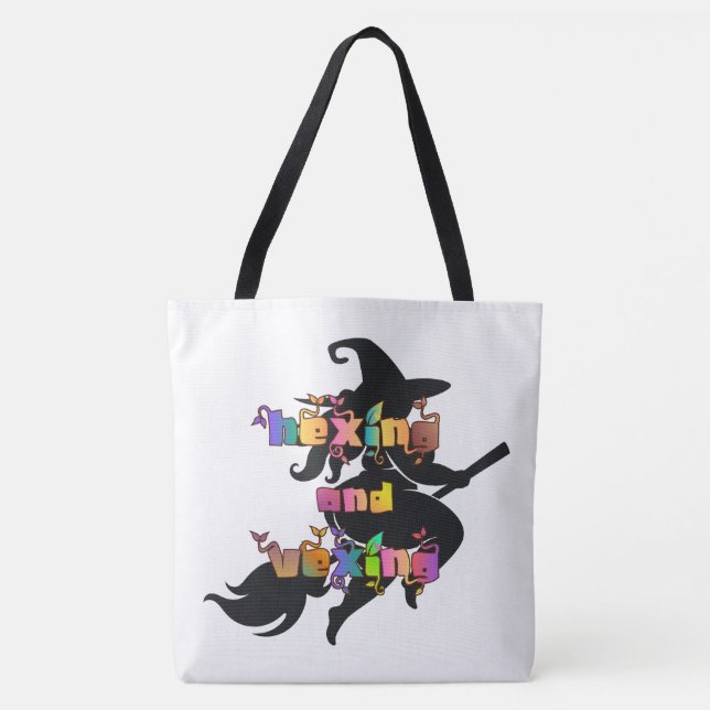 Tote Bag ENSORCELER ET TOURMENTER pour la païenne de grande (Devant)