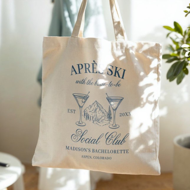 Tote Bag Enterrement de vie de jeune fille Après Ski (Créateur téléchargé)