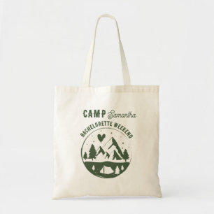 Tote Bag Enterrement de vie de jeune fille Camping Week-end