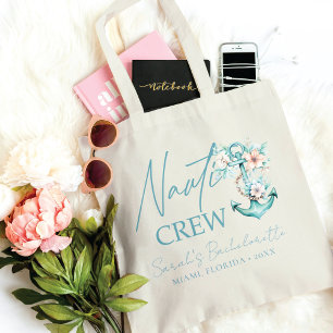 Tote Bag Enterrement de vie de jeune fille en croisière Équ