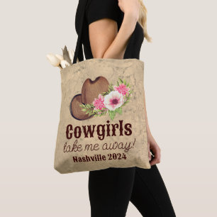Tote Bag Enterrement de vie de jeune fille personnalisé Cow