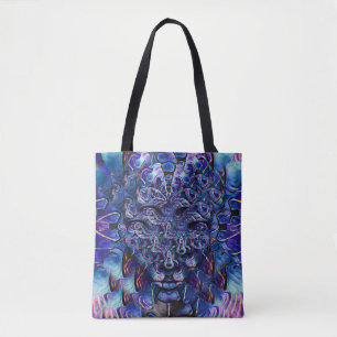 Tote Bag Entité d'yeux virtuels