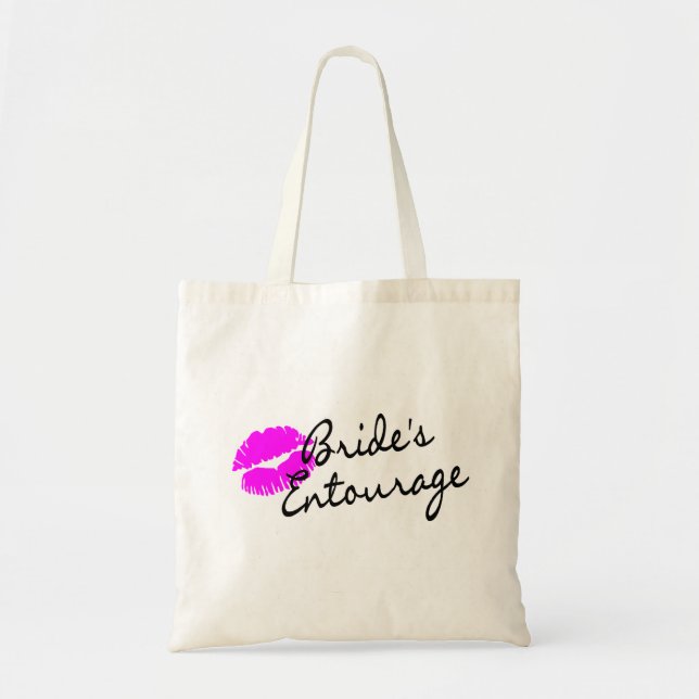 Tote Bag Entourage de jeunes mariées (baiser) (Devant)