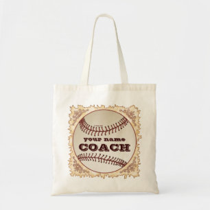 Tote Bag Entraîneur de baseball