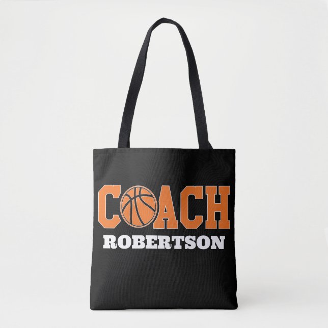 Tote Bag Entraîneur de basket-ball (Devant)