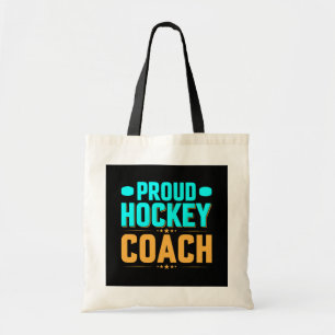 Tote Bag Entraîneur de hockey fier