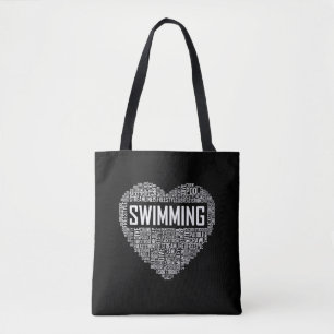 Tote Bag Entraîneur nageur Swimmer Cadeaux nageurs Louveur