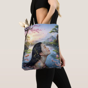Tote Bag "Entre Blossom et Formule" - Un Portrait Numérique