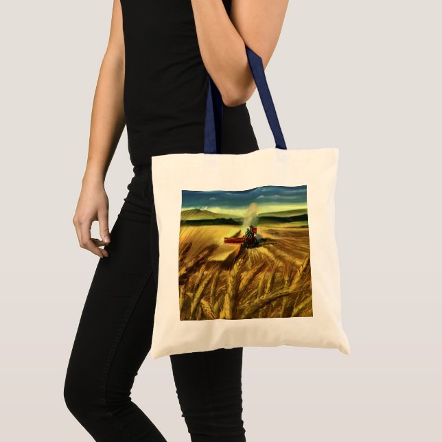 Tote Bag Entreprise agricole vintage, Agriculture du blé (Devant (produit))