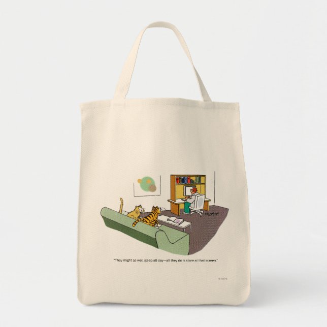 Tote Bag Entretien de chat (Devant)