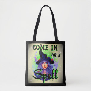 Tote Bag Entrez pour un sort _ Halloween