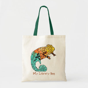 Tote Bag Enveloppe de bibliothèque pour enfants mignons de