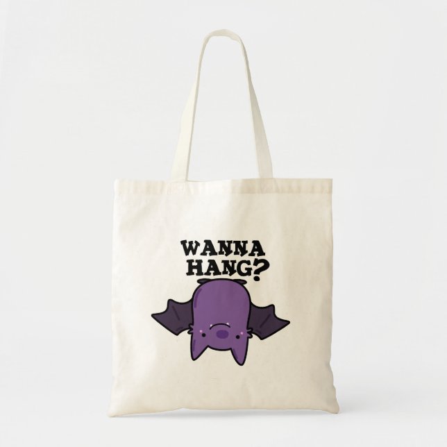 Tote Bag Envie de Rire Blague de Chauve-Souris Drôle (Devant)