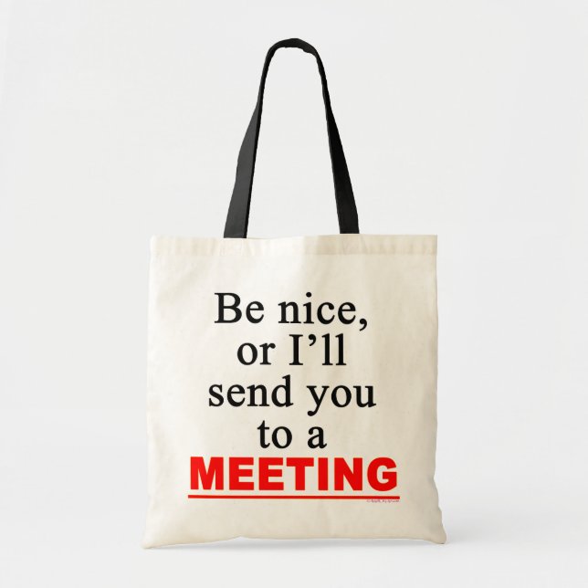 Tote Bag Envoyez-vous à un humour sarcastique de bureau de (Devant)