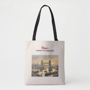 Tote Bag Épaule de London Tower Bridge personnalisée Fourre