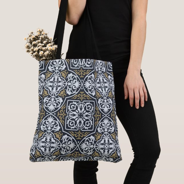 Tote Bag Epaule design Aztec Fourre-tout (De près)