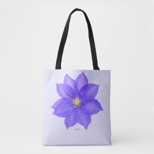 Tote Bag Épaule faite sur commande Fourre-tout de lavande (Devant)