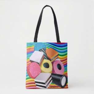 Tote Bag Épaule Fourre-tout. Cascade d'Allsorts de sucrerie