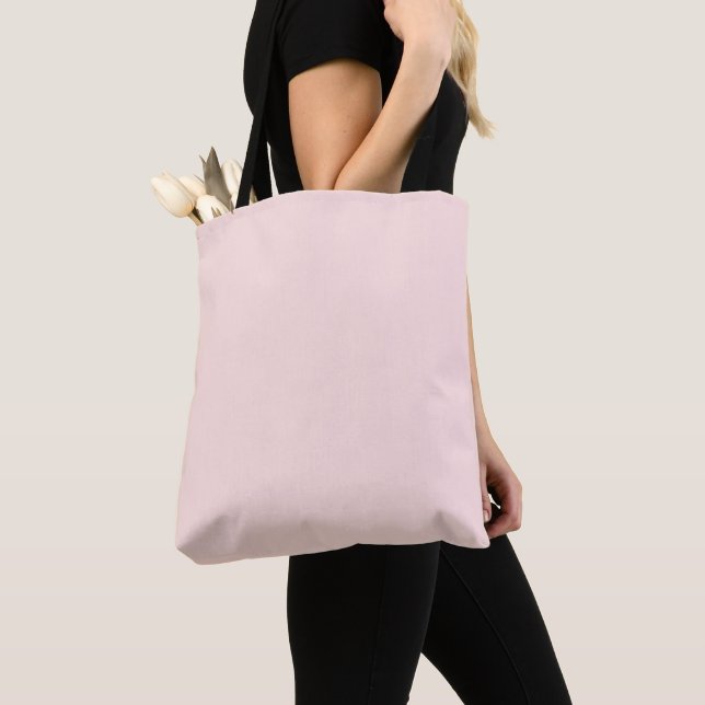 Tote Bag Épaule Rose Brumeux (De près)