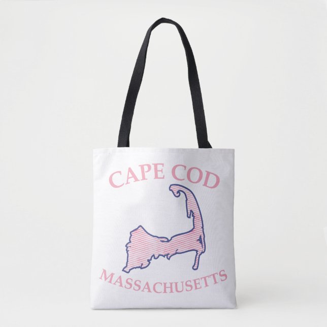 Tote Bag Épaule Silhouette à capuchon rose preppy (Devant)