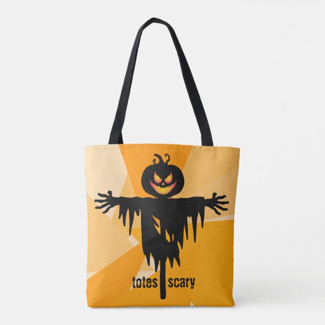 Tote Bag Épée orange noire d'Halloween (Dos)