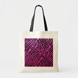 Tote Bag Épercées de Parties scintillant à rayures à encre