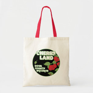 Tote Bag Éphémères vintage, Cherryland Door County Wisconsi