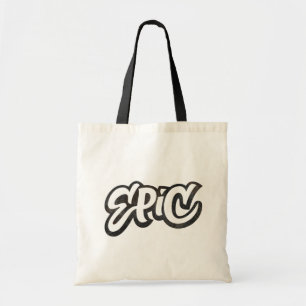 Tote Bag EPIC Lettres - Graffiti Grunge - Soyez génial
