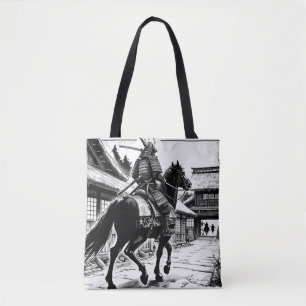 Tote Bag Epic Samurai Rider Manga Art Imprimer