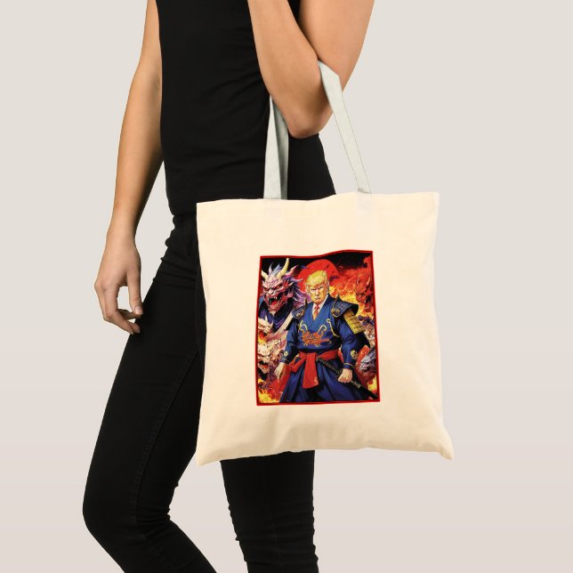 Tote Bag Epic Trump Samurai Anime (Devant (produit))