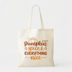 Tote Bag Épice citrouille & Tout Nice